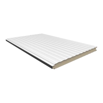 PIR Ext. RAL9002/ Int. 9002 (0,45-0,35) Poliuterán standard szigetelt falpanelek